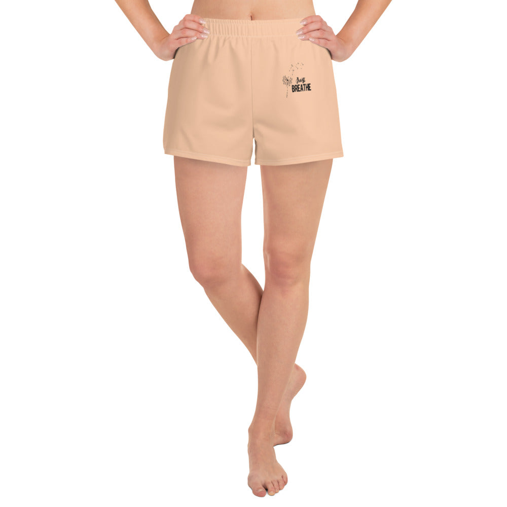 JUST BREATHE - Women's Athletic Short Shorts