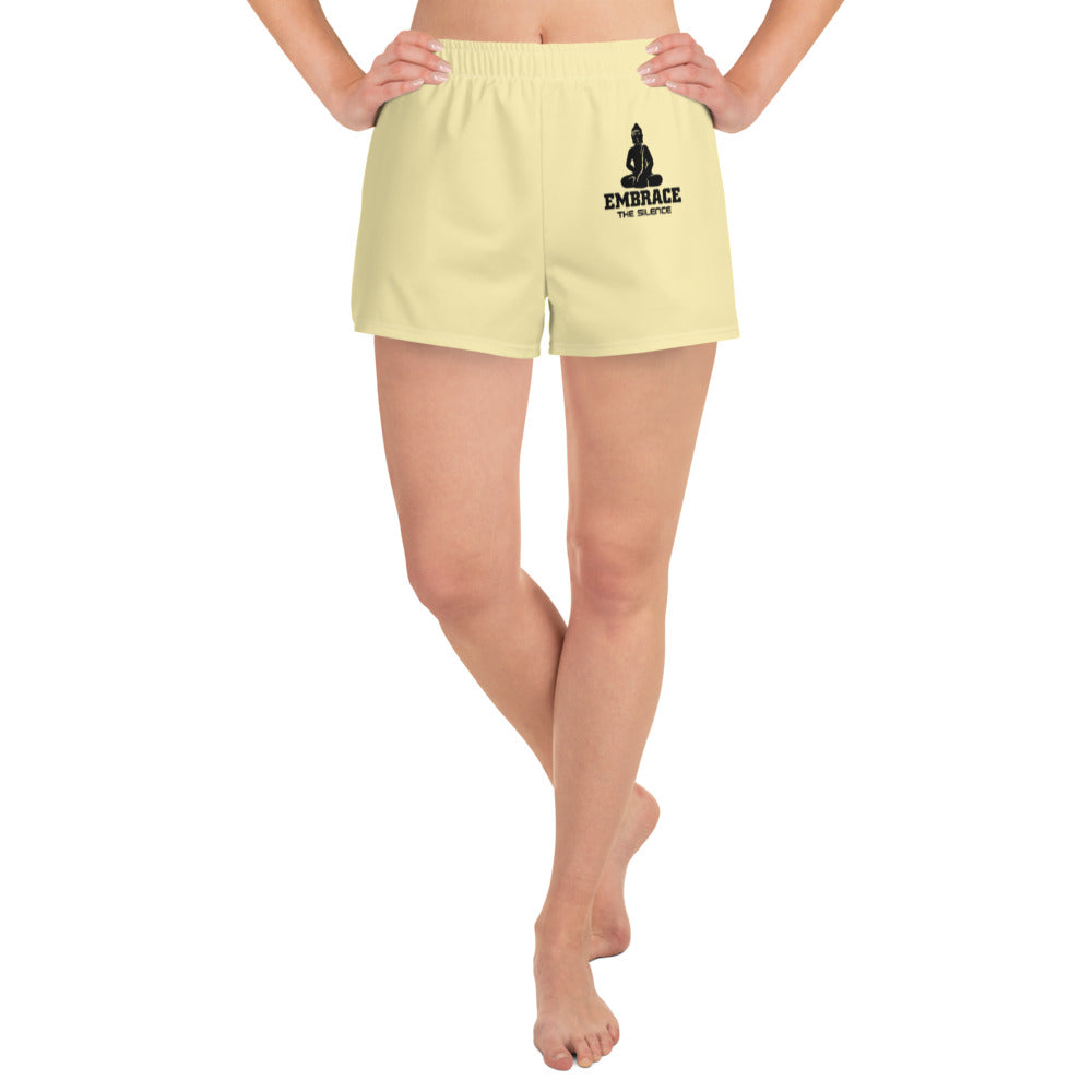 EMBRACE THE SILENCE - Women's Athletic Short Shorts