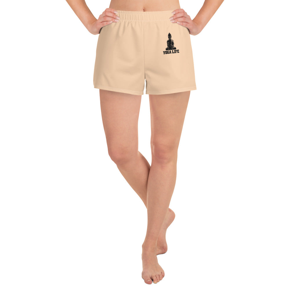 YOGA LIFE - Women's Athletic Short Shorts