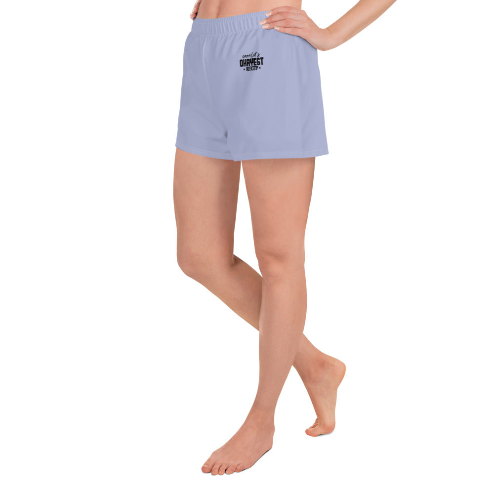 WORLD'S OKAYEST ACTOR - Women's Athletic Short Shorts