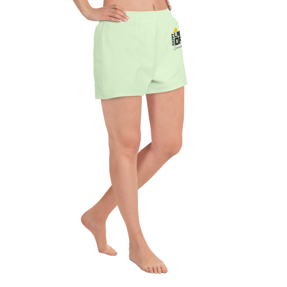 HAPPY LABOR DAY - Women's Athletic Short Shorts