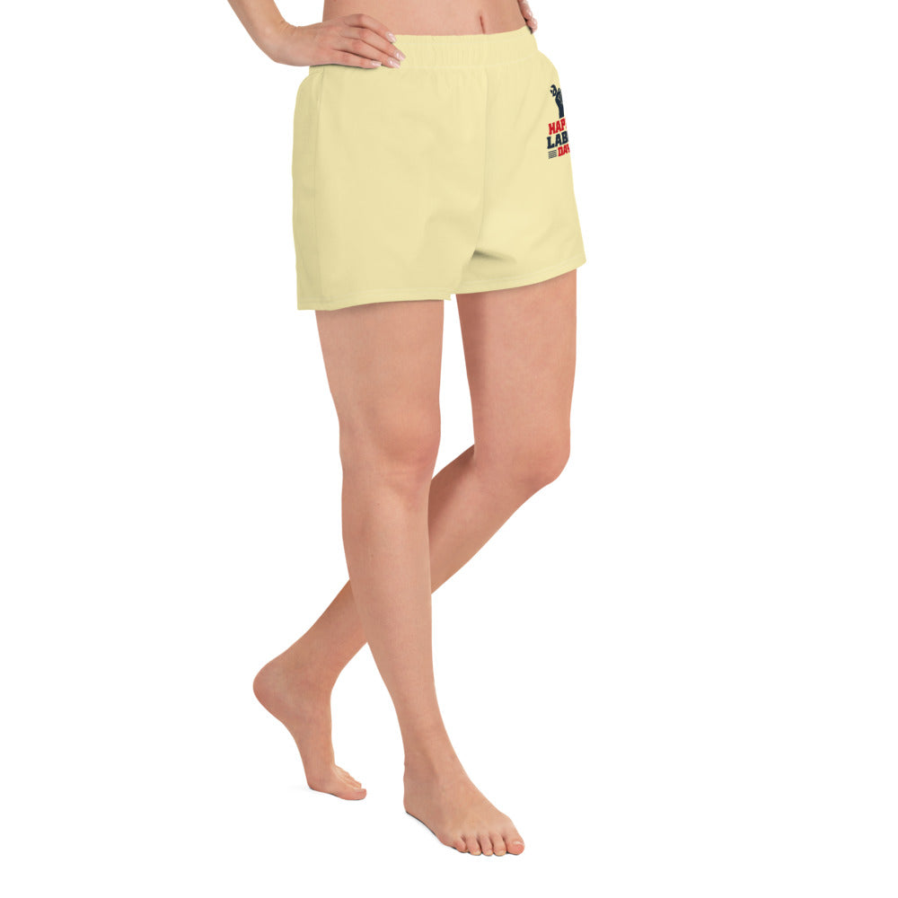 HAPPY LABOR DAY - Women's Athletic Short Shorts