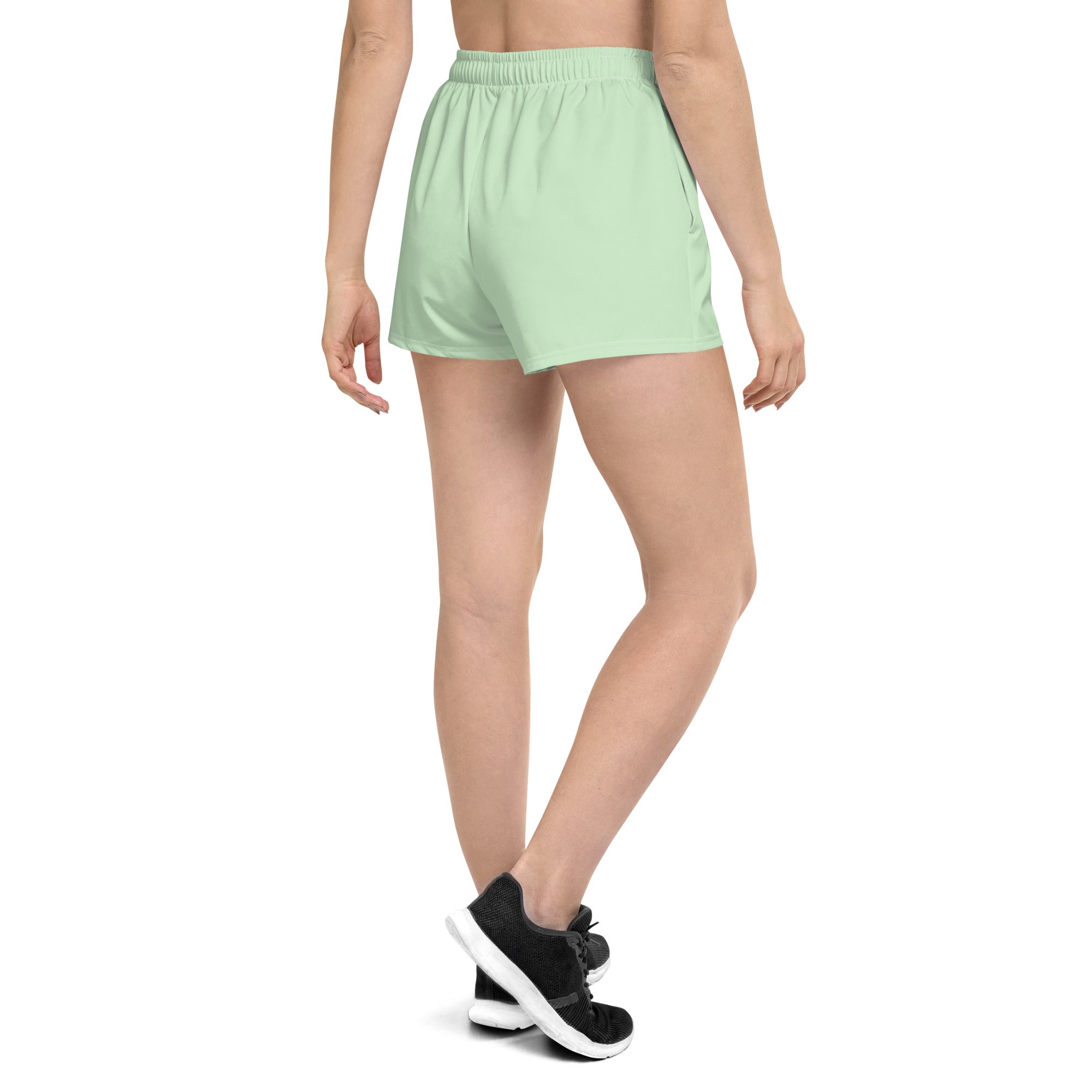 REAL MAN DO YOGA - Women’s Recycled Athletic Shorts