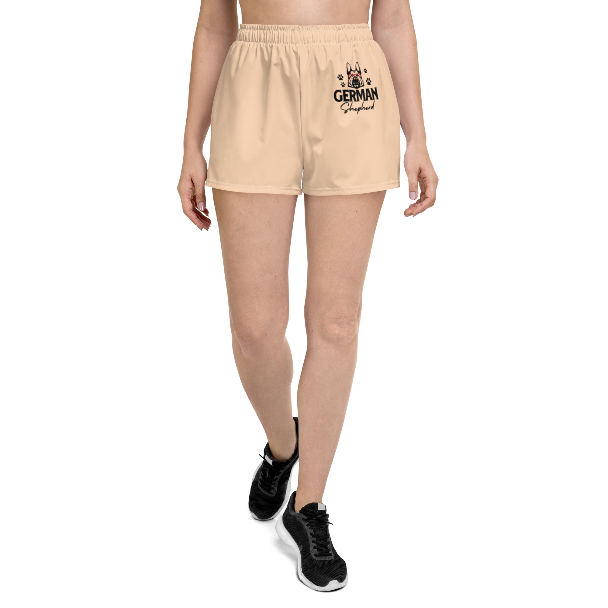 GERMAN SHEPHERD - Women’s Recycled Athletic Shorts