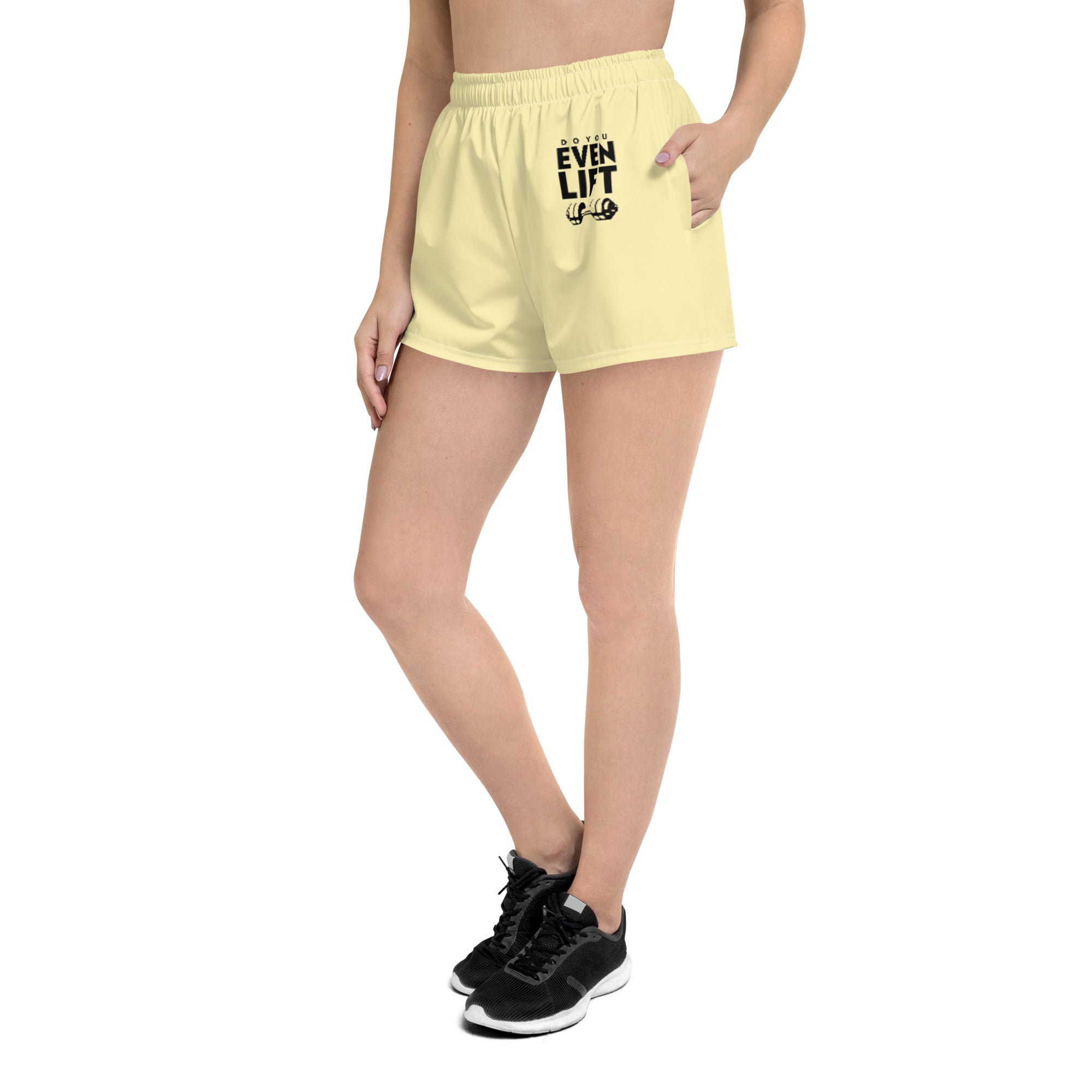 DO YOU EVEN LIFT - Women’s Recycled Athletic Shorts