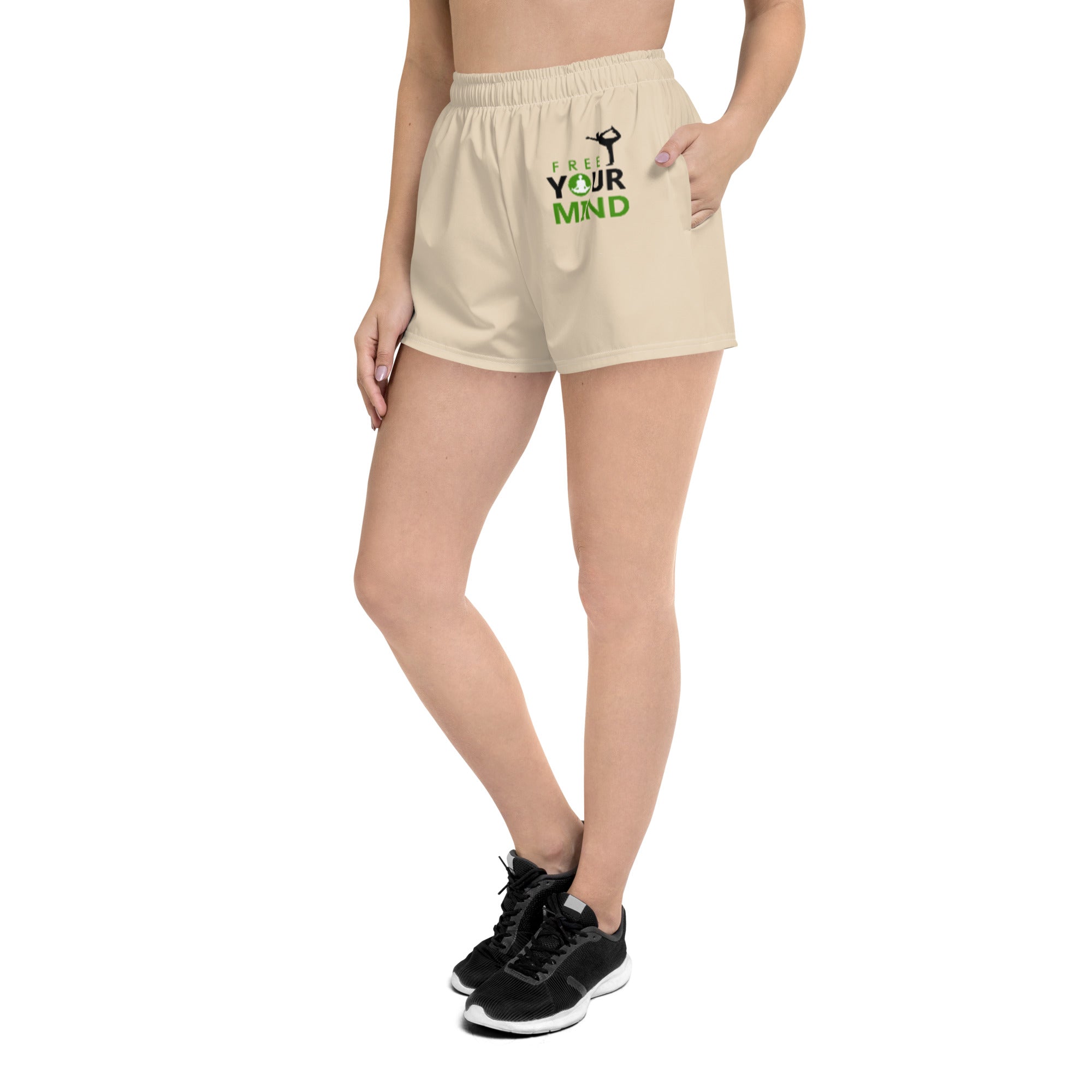 FREE YOUR MIND - Women’s Recycled Athletic Shorts