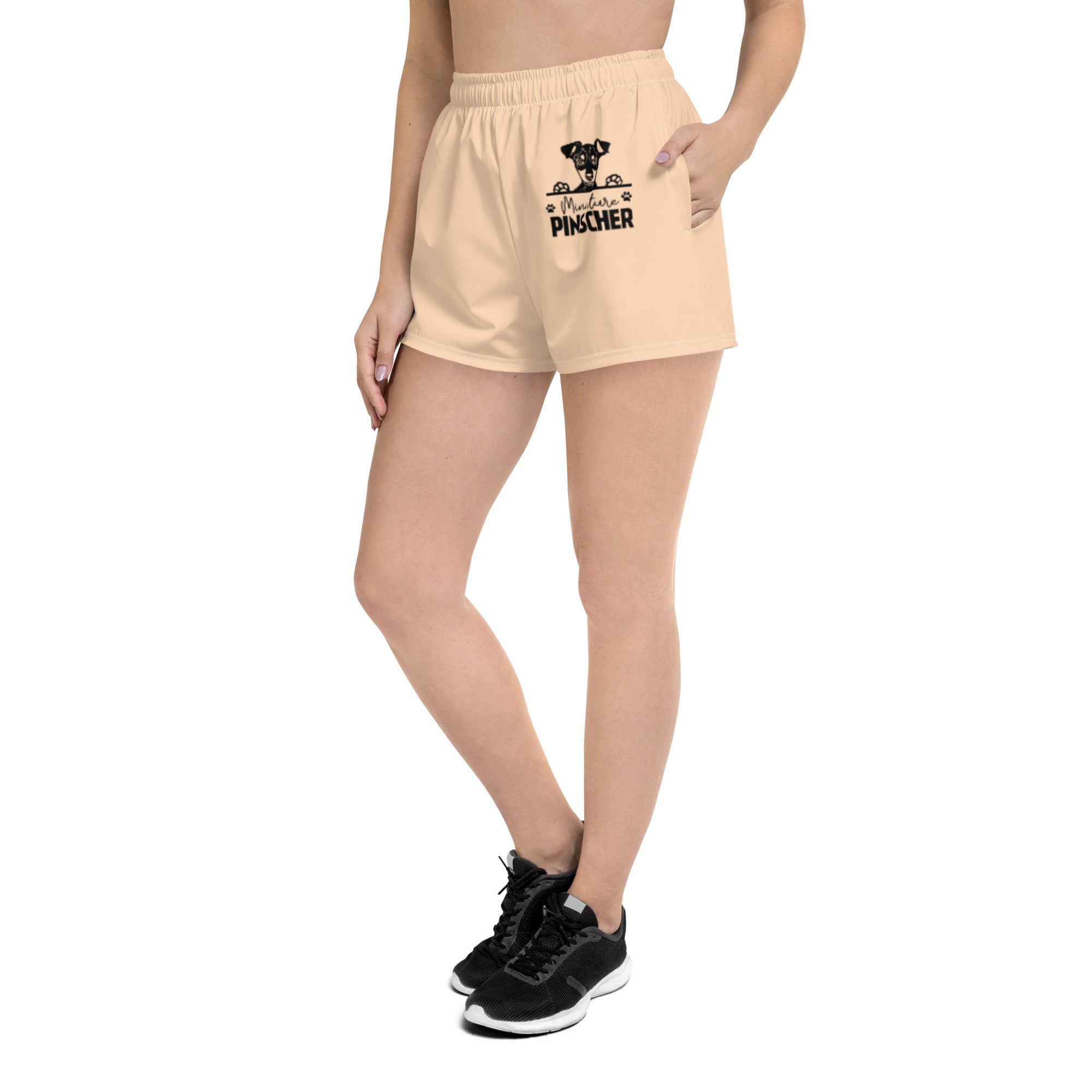 MINIATURE PINSCHER - Women’s Recycled Athletic Shorts