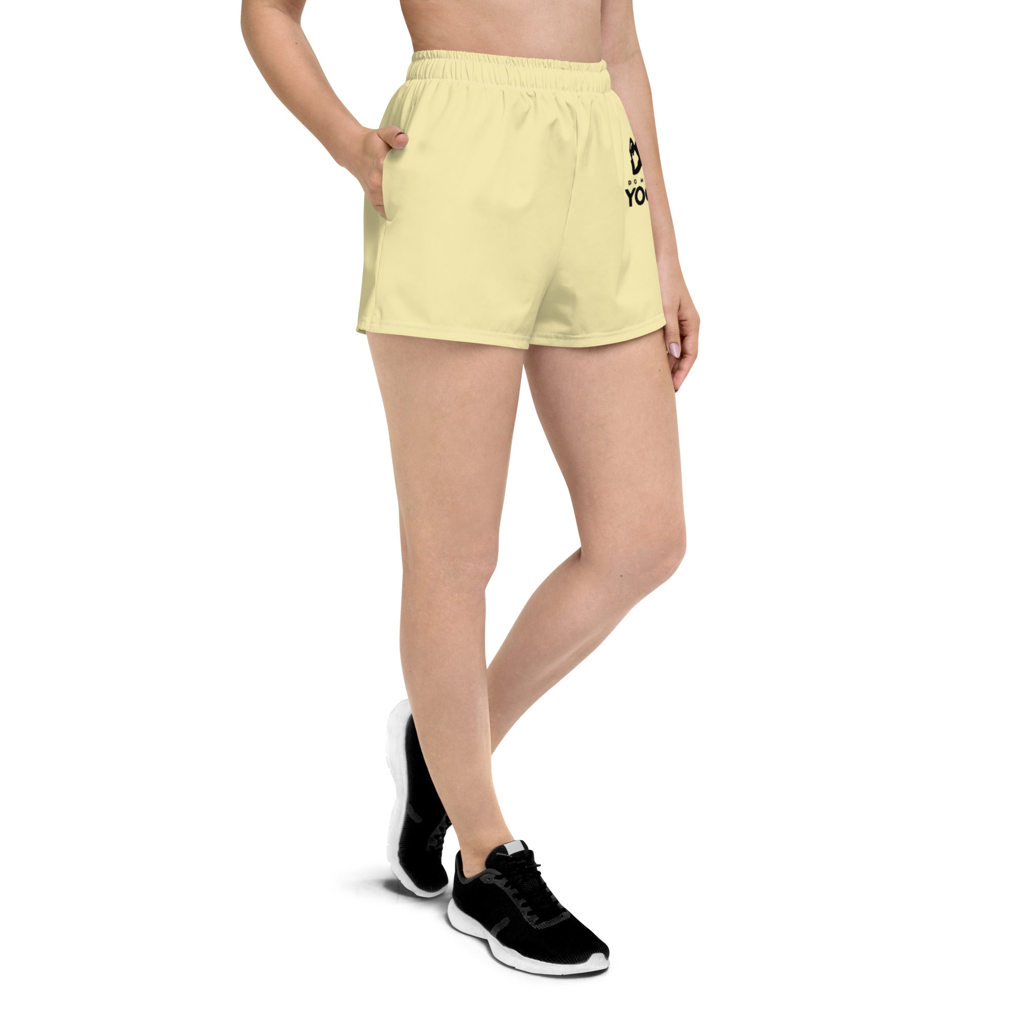 DO MORE YOGA - Women’s Recycled Athletic Shorts