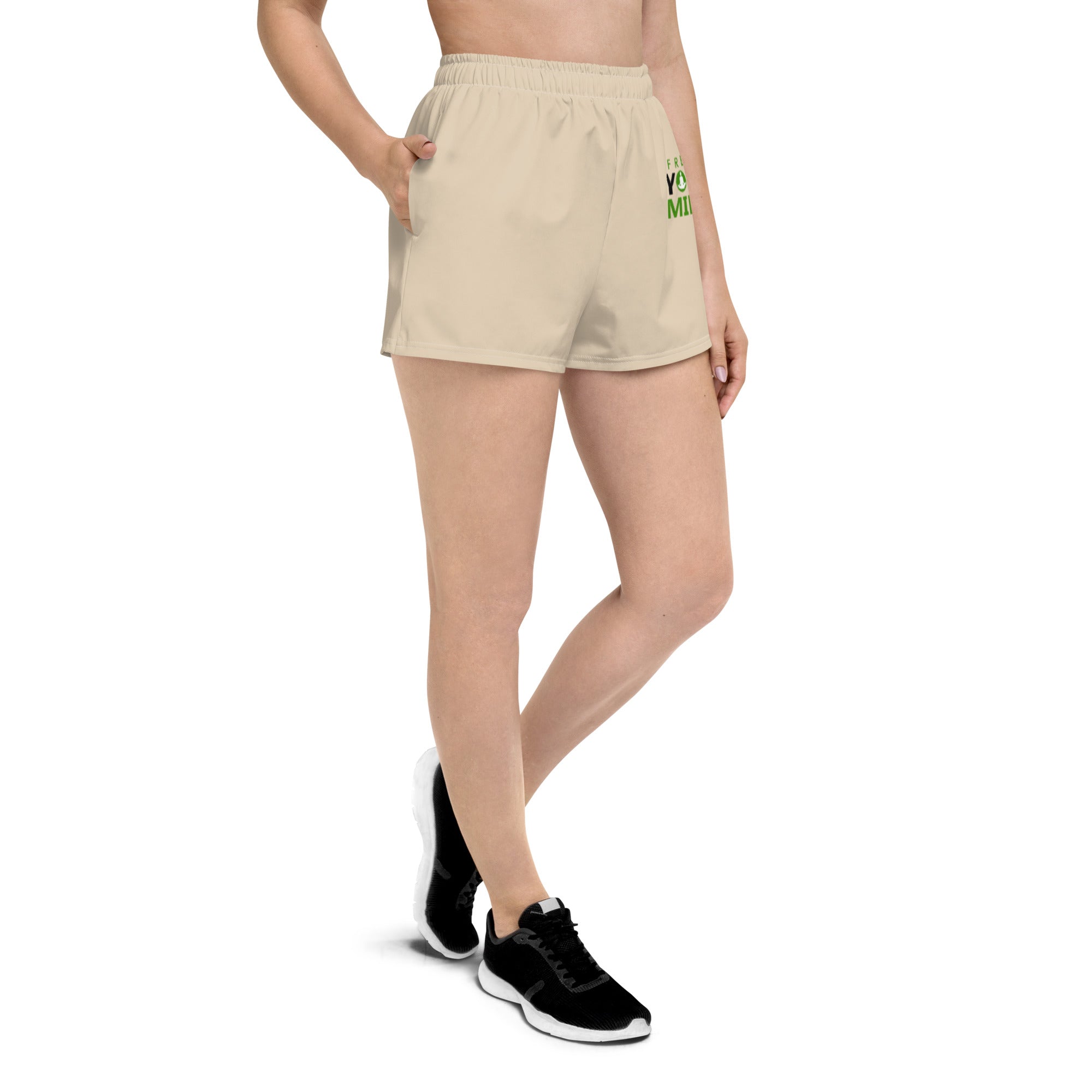FREE YOUR MIND - Women’s Recycled Athletic Shorts
