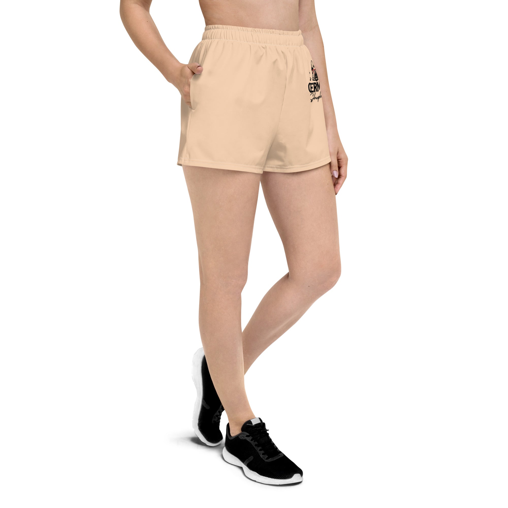 GERMAN SHEPHERD - Women’s Recycled Athletic Shorts