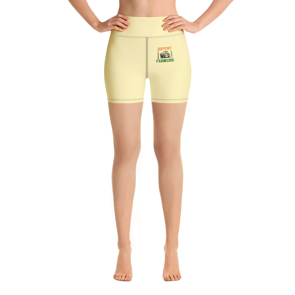 SUPPORT YOUR LOCAL FARMERS - Yoga Shorts