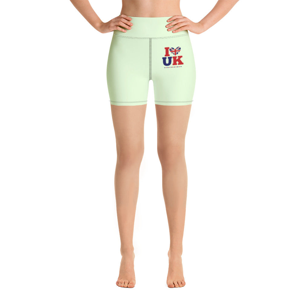 I LOVE UK - Yoga Shorts
