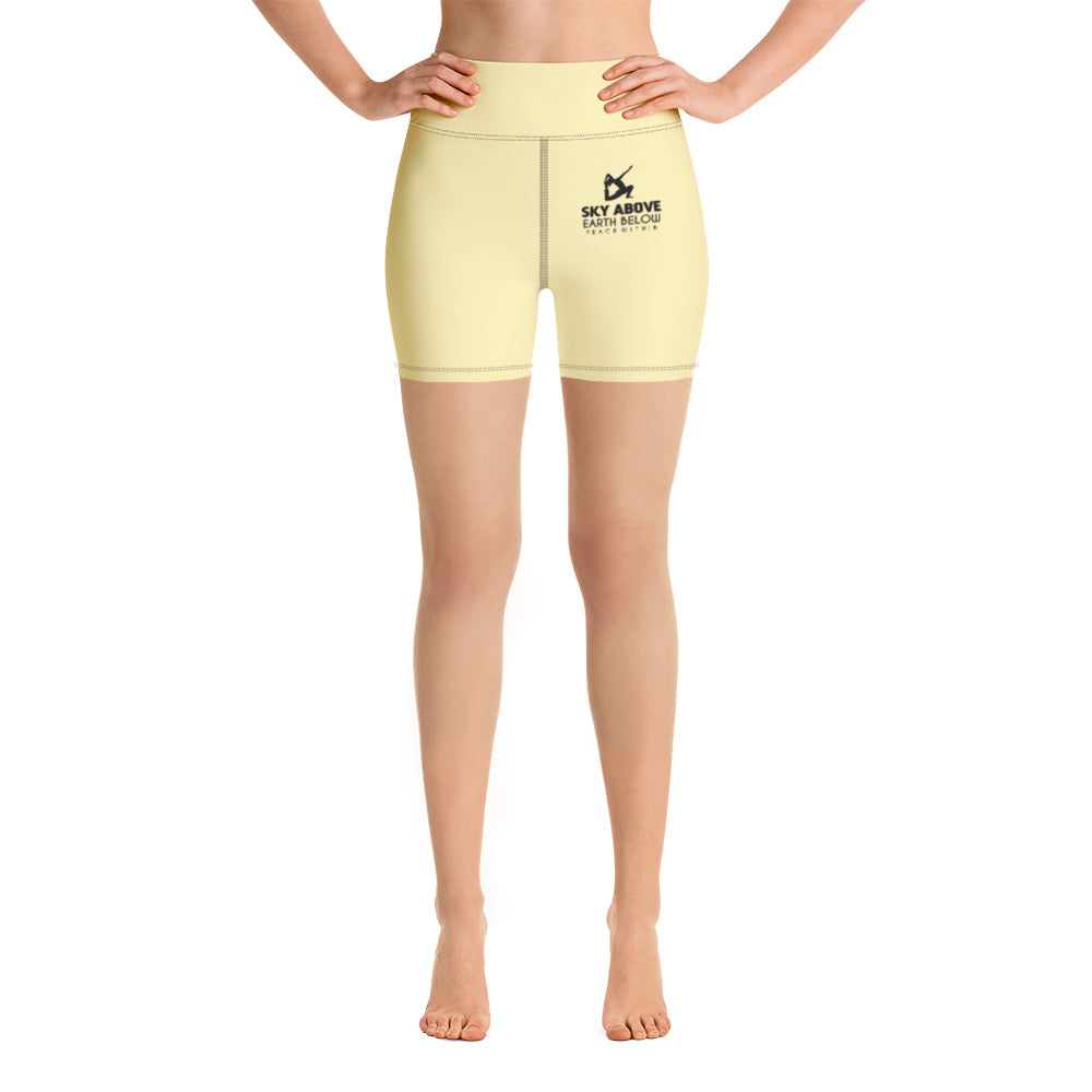 SKY ABOVE EARTH BELOW - Yoga Shorts