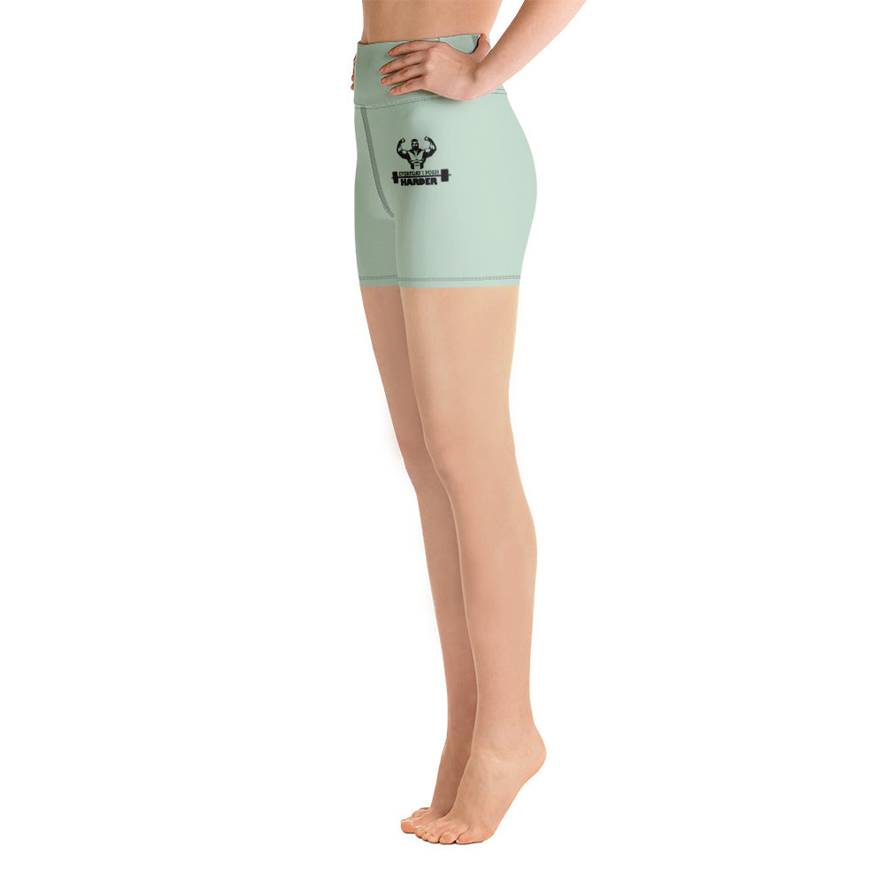 EVERYDAY I PUSH HARDER - Yoga Shorts