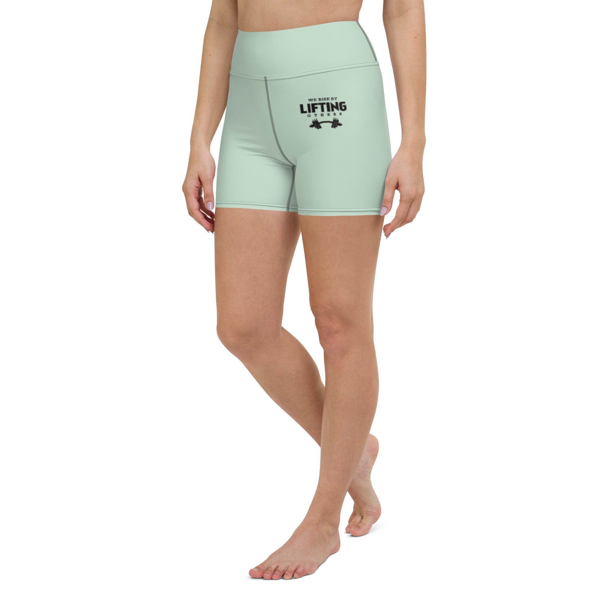 WE RISE BY LIFTING OTHERS - Yoga Shorts