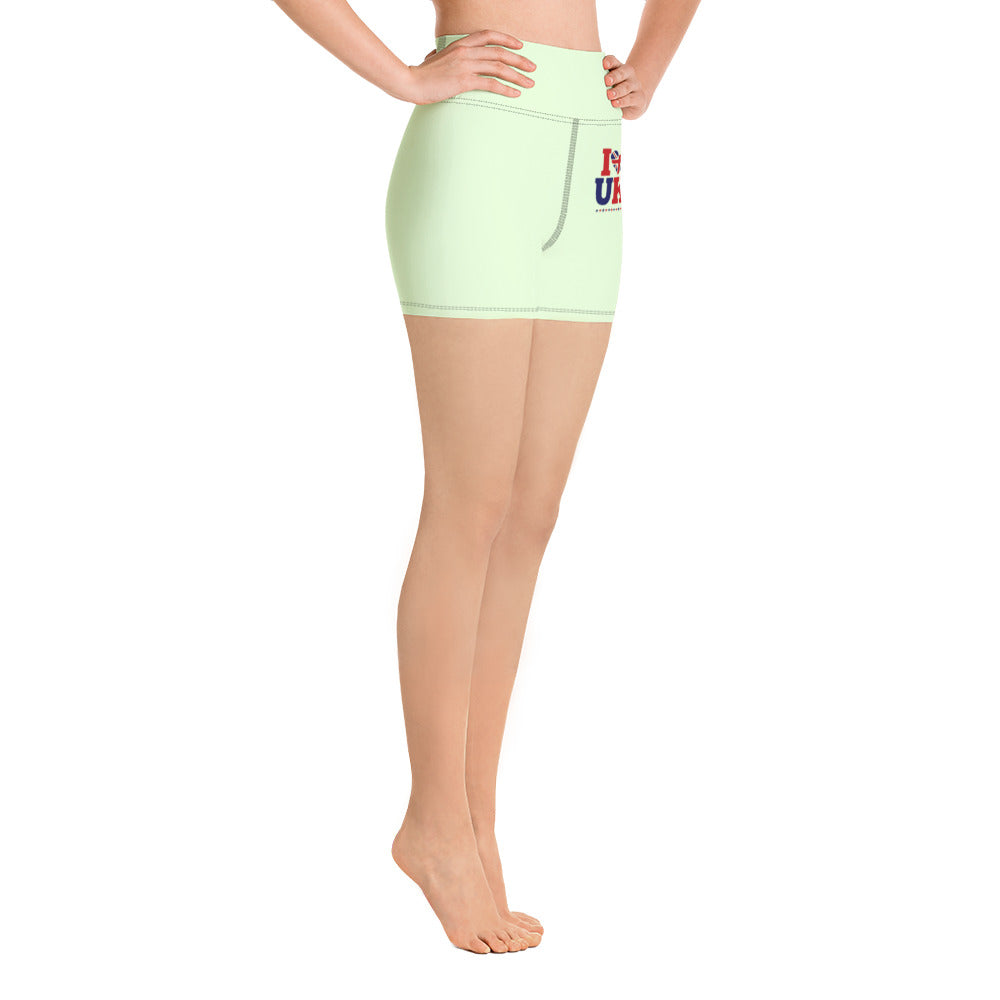 I LOVE UK - Yoga Shorts
