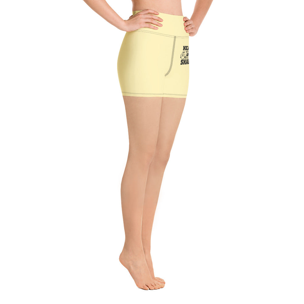 HEAVY WEIGHTS AND PROTEIN SHAKES - Yoga Shorts