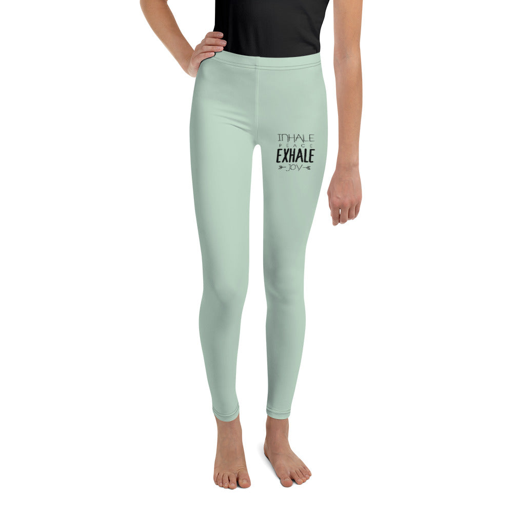 INHALE PEACE EXHALE JOY - Youth Leggings