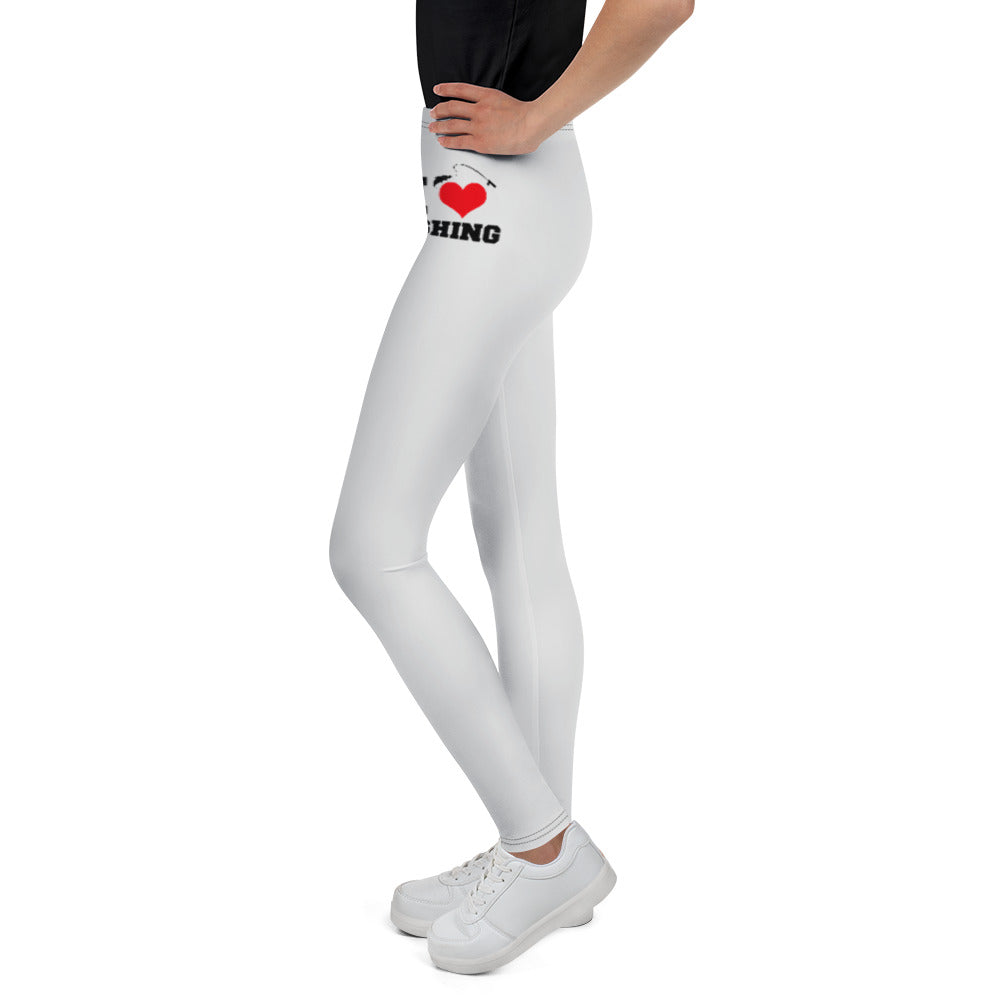 I LOVE FISHING - Youth Leggings