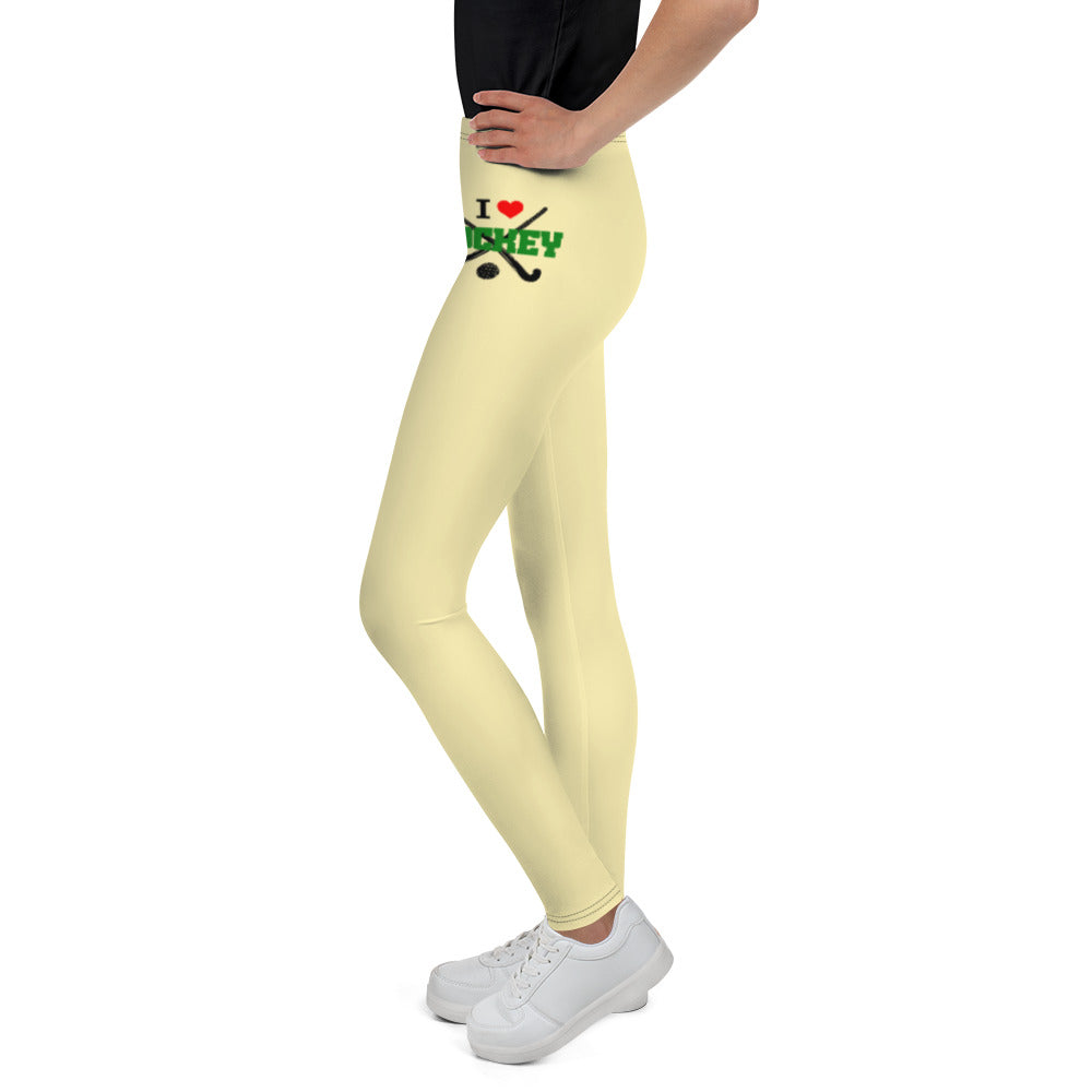 I LOVE HOCKEY - Youth Leggings