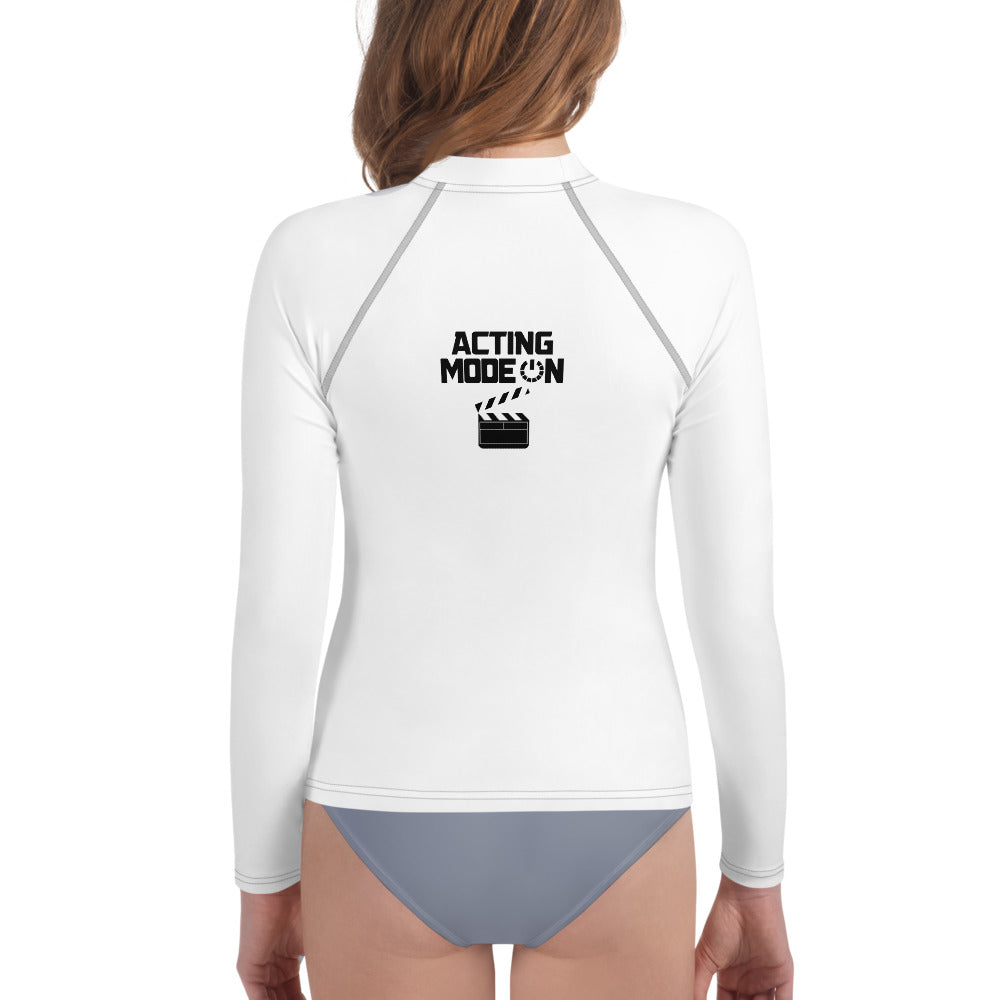 ACTING MODE ON - Youth Rash Guard