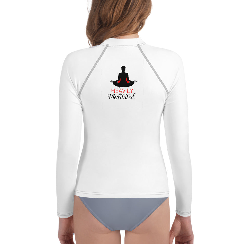 HEAVILY MEDITATED - Youth Rash Guard