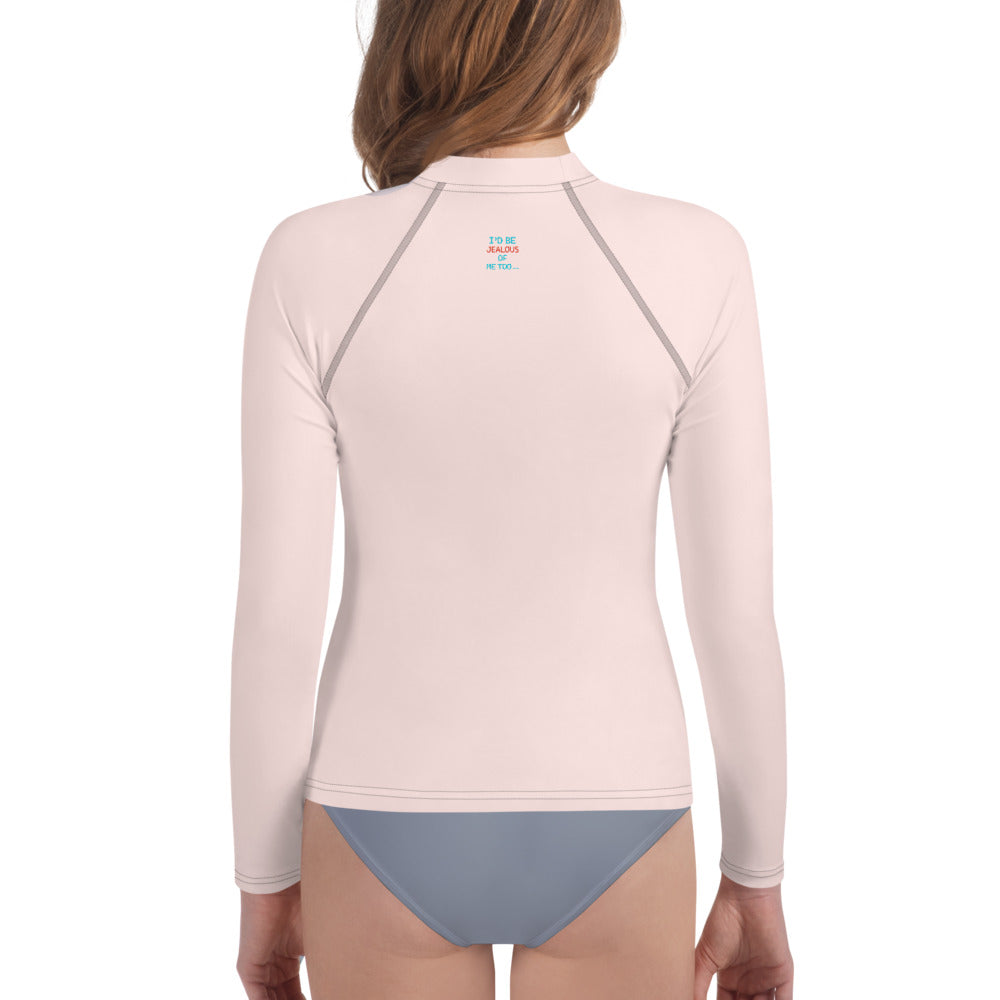 I'D BE JEALOUS OF ME TOO - Youth Rash Guard