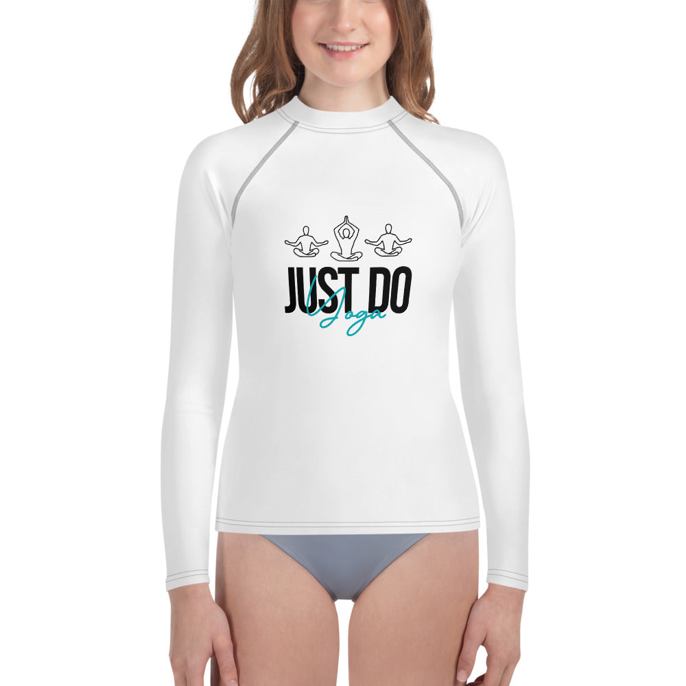 JUST DO YOGA - Youth Rash Guard