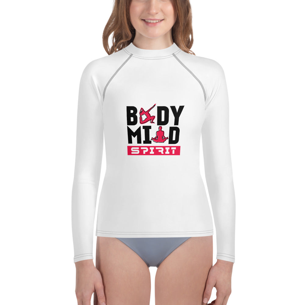 BODY MIND SPIRIT - Youth Rash Guard