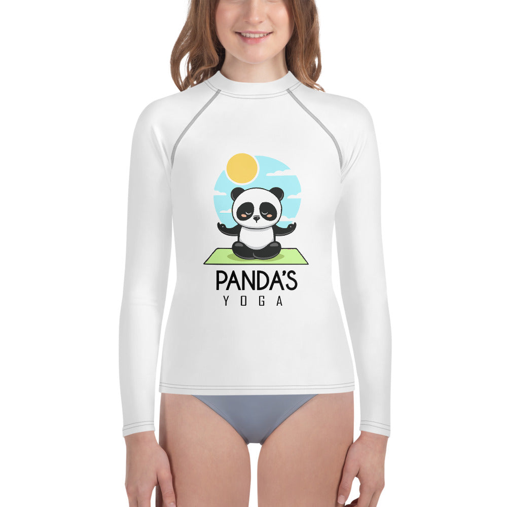 PANDA'S YOGA - Youth Rash Guard