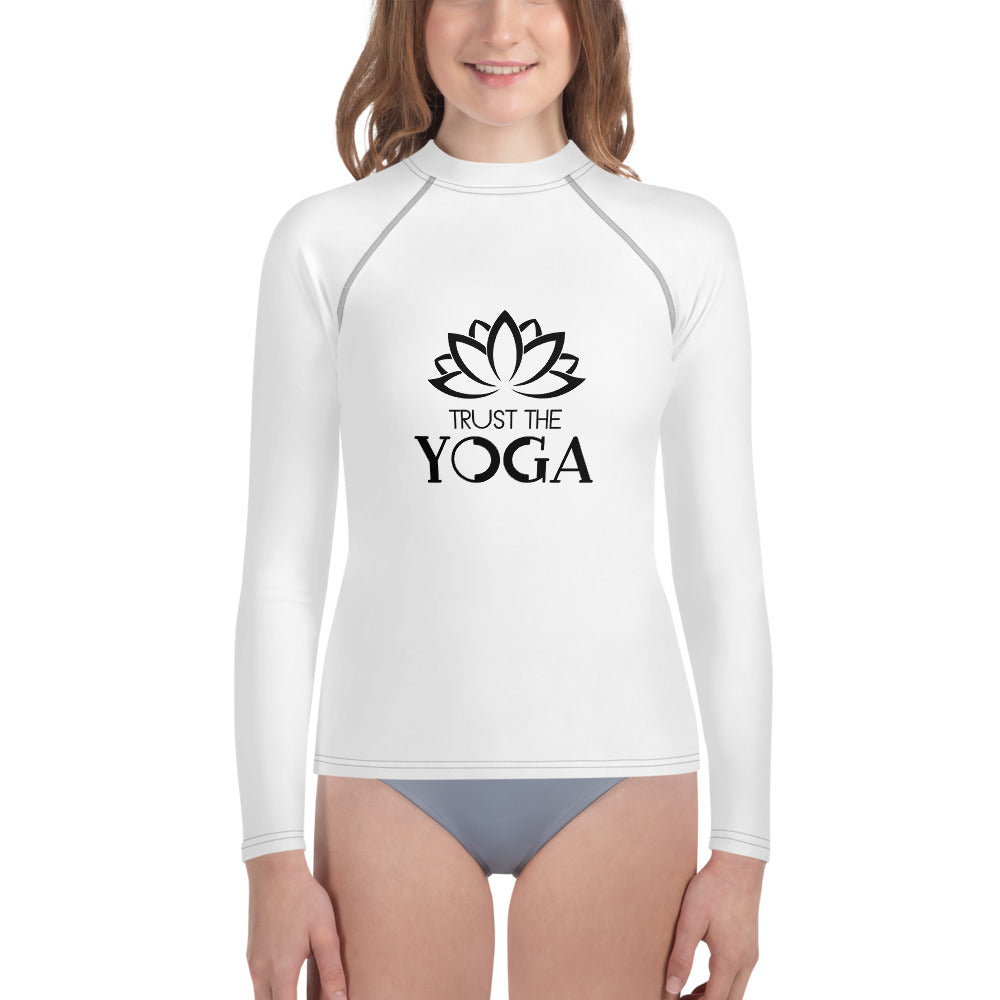 TRUST THE YOGA - Youth Rash Guard