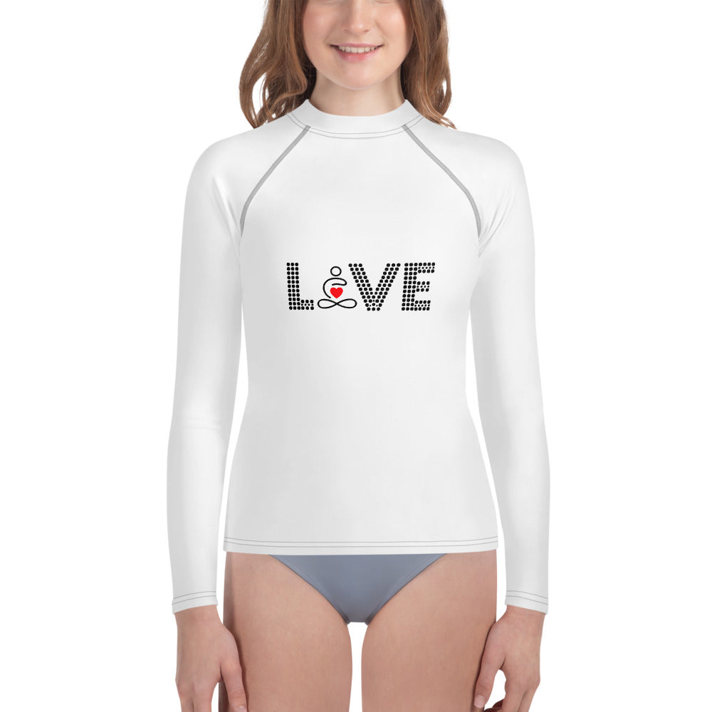 LOVE - Youth Rash Guard