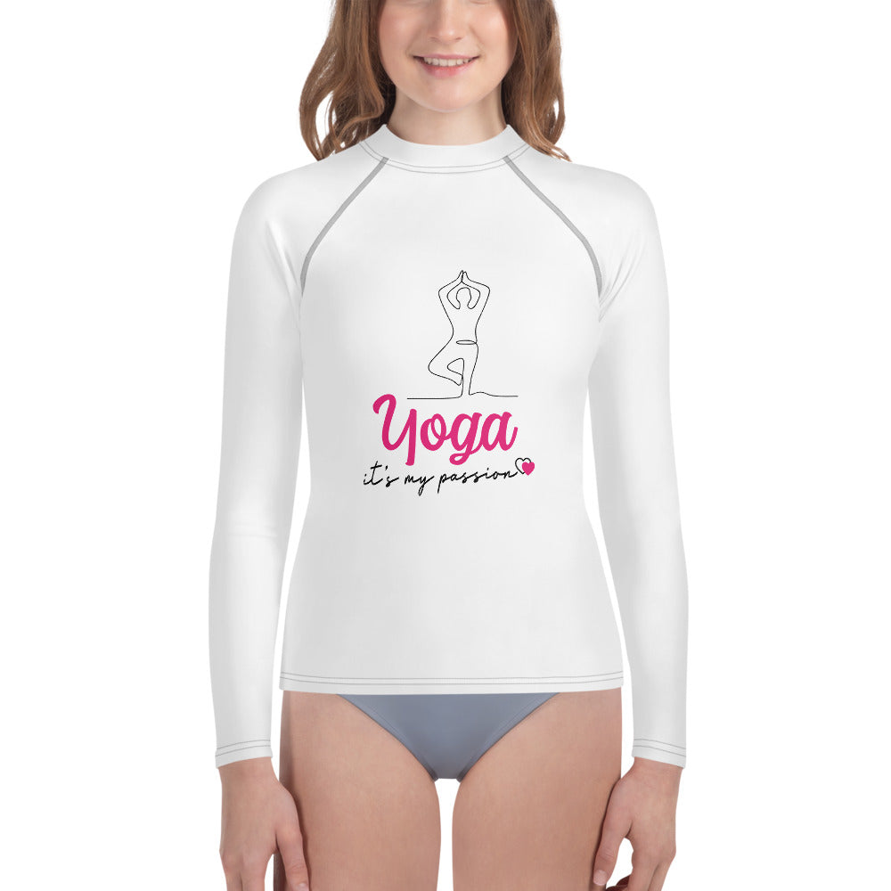 YOGA IT'S MY PASSION - Youth Rash Guard