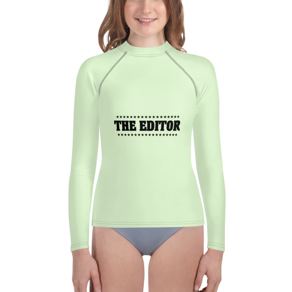 THE EDITOR - Youth Rash Guard