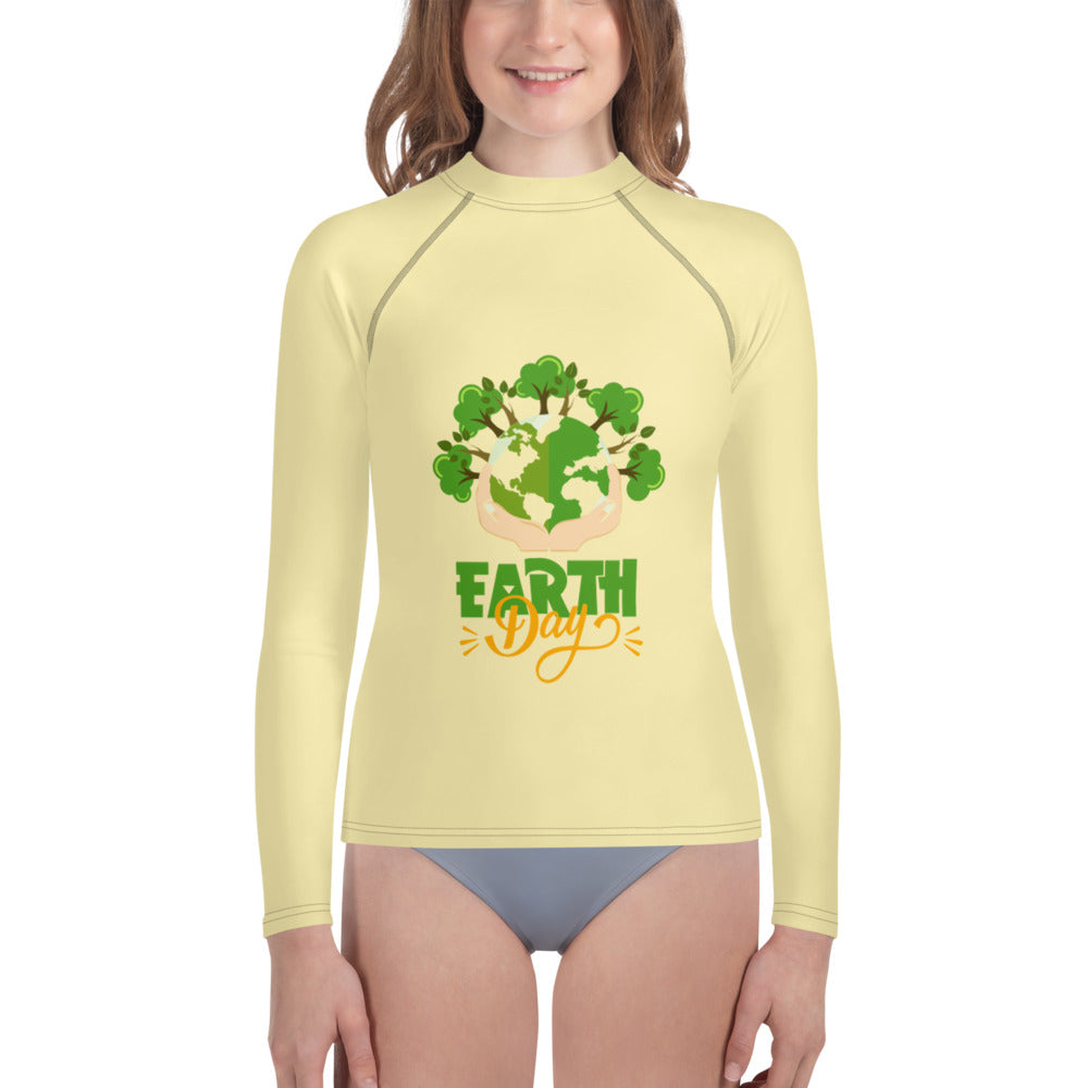 EARTH DAY - Youth Rash Guard