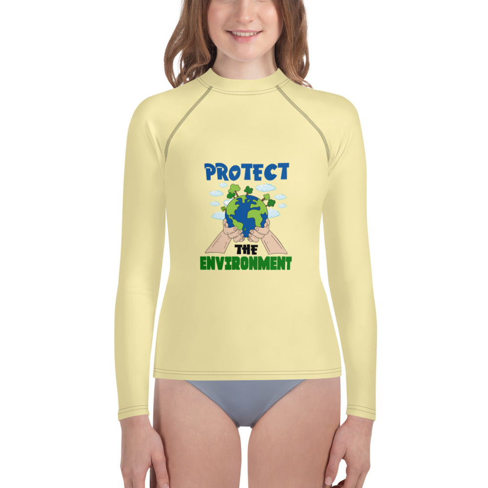 PROTECT THE ENVIRONMENT - Youth Rash Guard