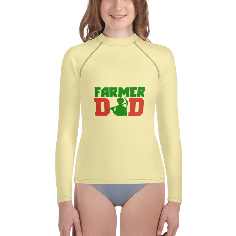 FARMER DAD - Youth Rash Guard