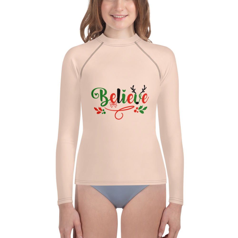 BELIEVE - Youth Rash Guard