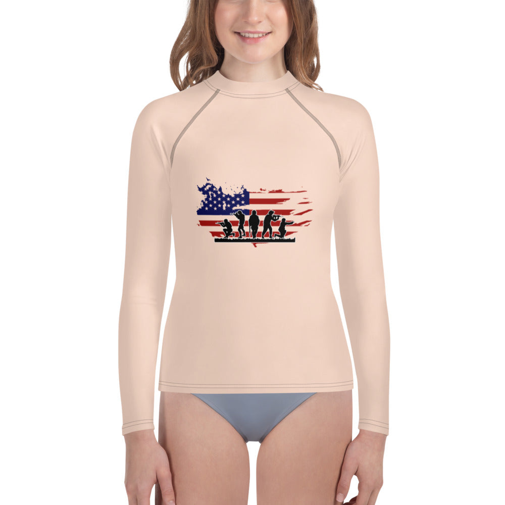 AMERICAN SOLDIERS - Youth Rash Guard