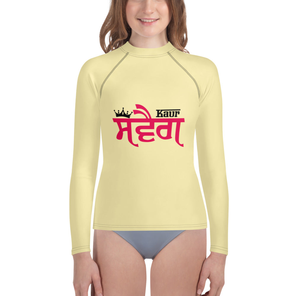 KAUR SWAG - Youth Rash Guard