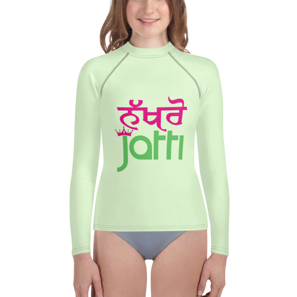 NAKHRO JATTI - Youth Rash Guard