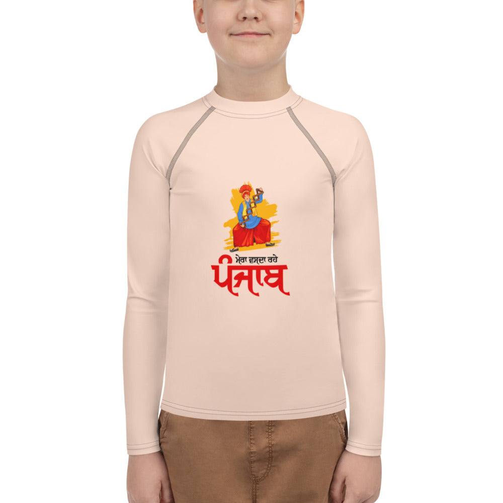 MERA VASDA RAHE PUNJAB - Youth Rash Guard