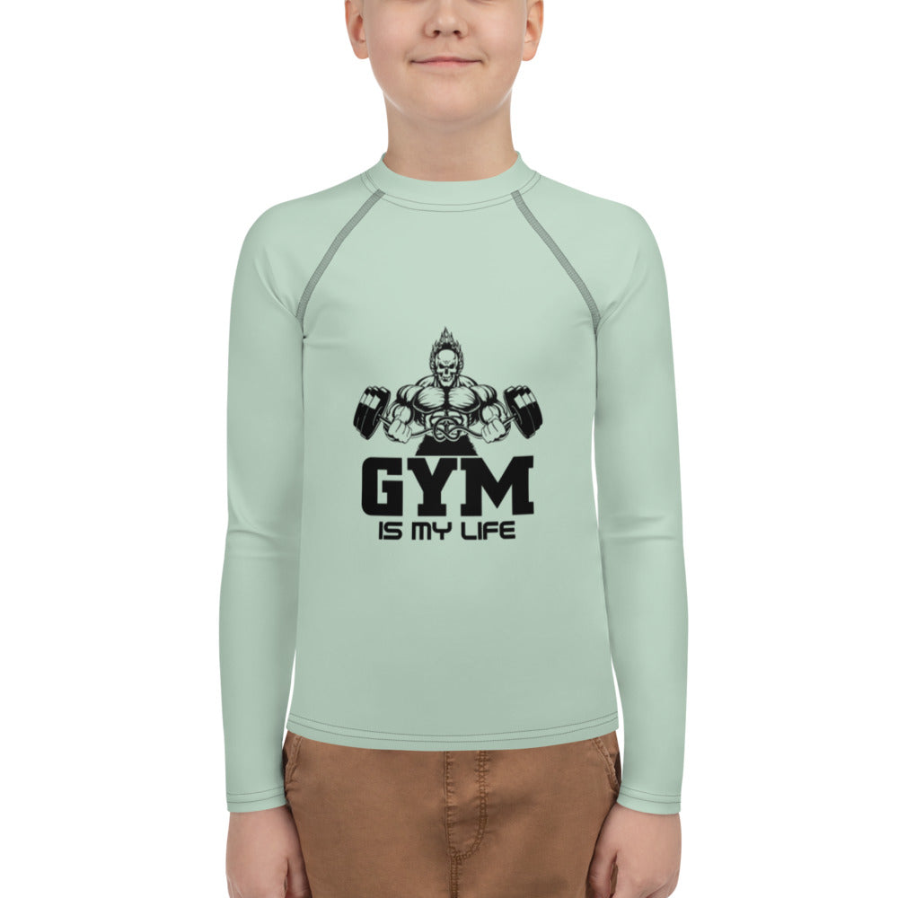 GYM IS MY LIFE - Youth Rash Guard