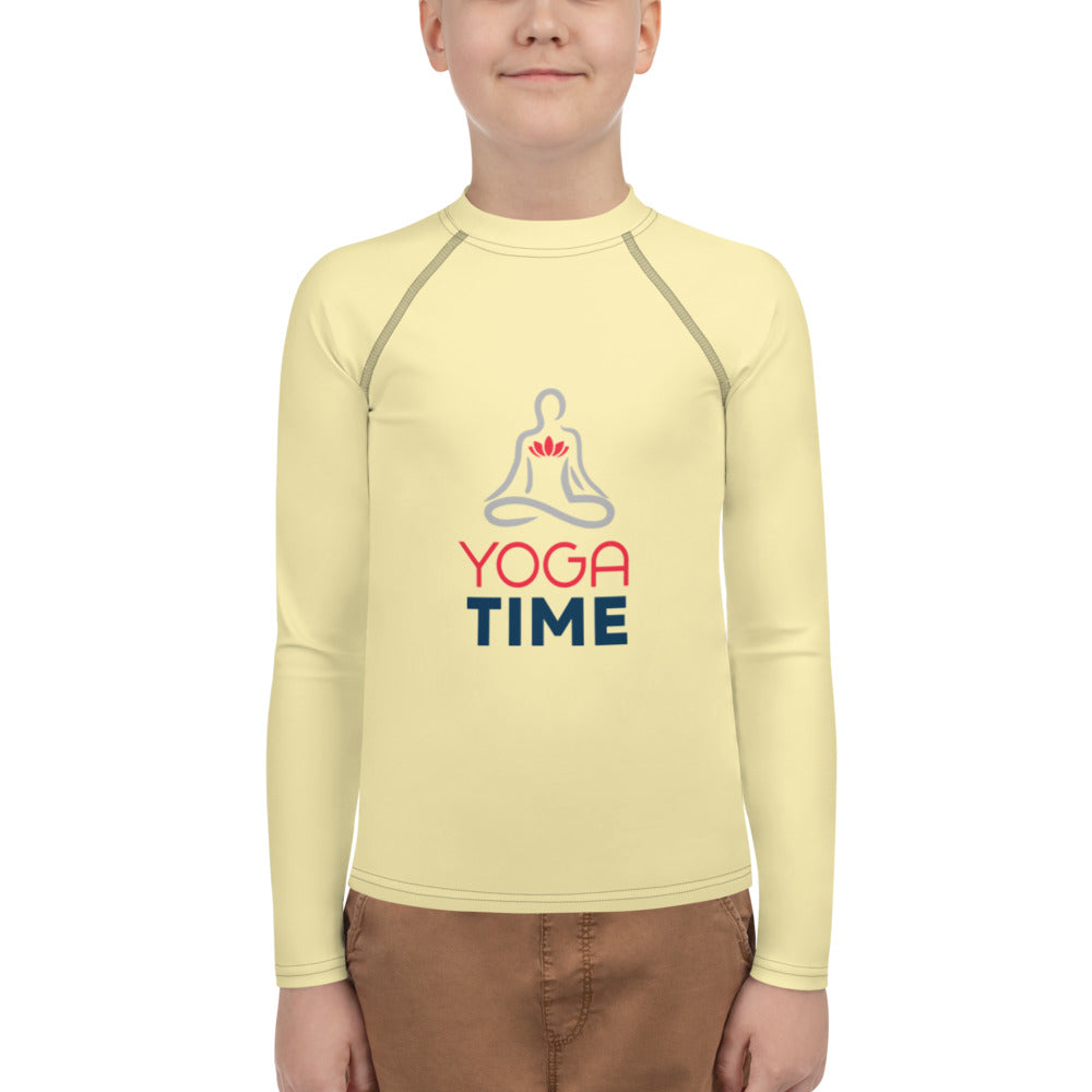 YOGA TIME - Youth Rash Guard