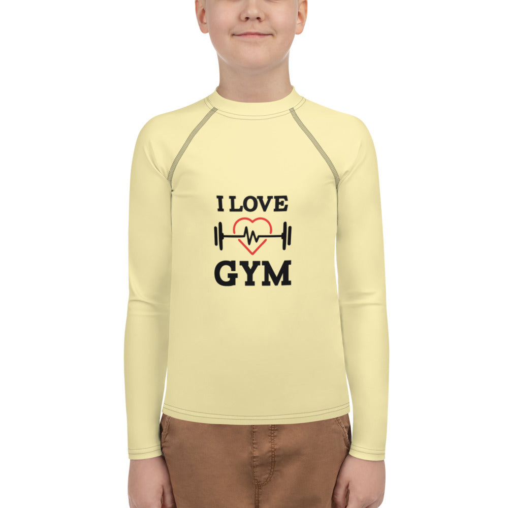 I LOVE GYM - Youth Rash Guard