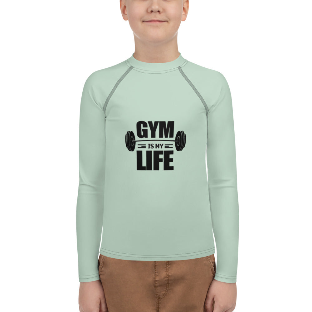 GYM IS MY LIFE - Youth Rash Guard