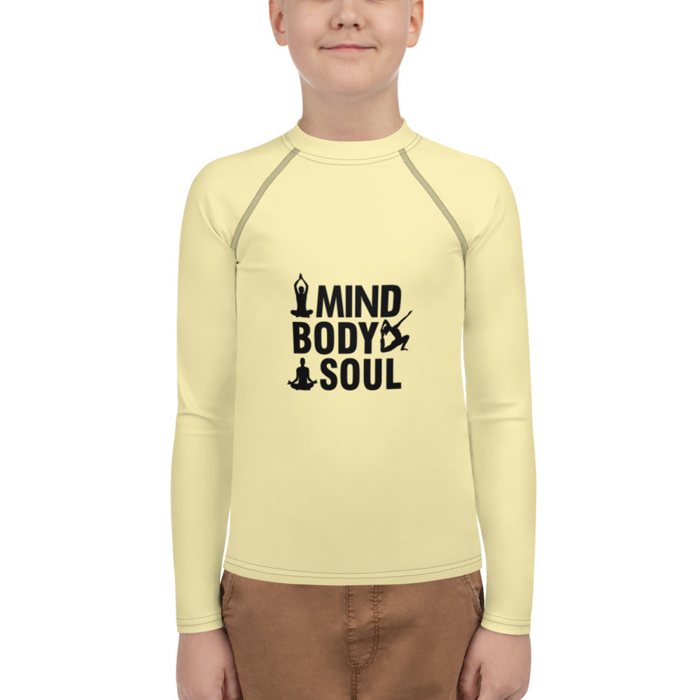 MIND BODY SOUL - Youth Rash Guard