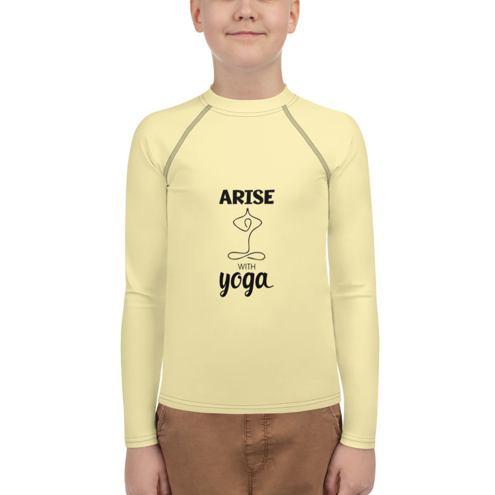 ARISE WITH YOGA - Youth Rash Guard