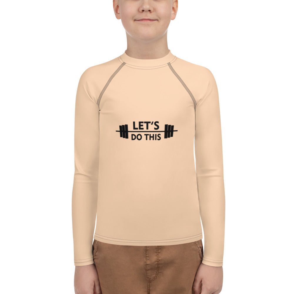 LET'S DO THIS - Youth Rash Guard