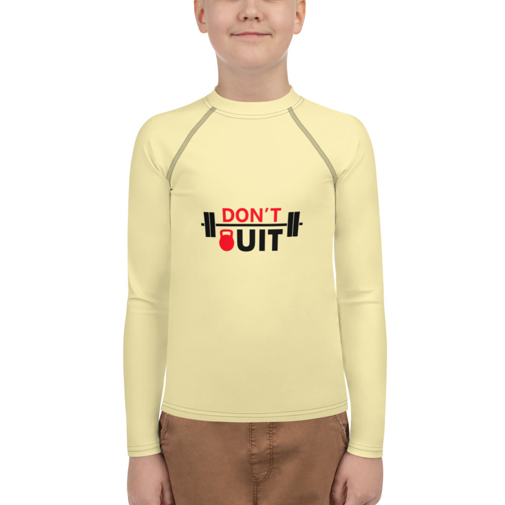 DON'T QUIT - Youth Rash Guard